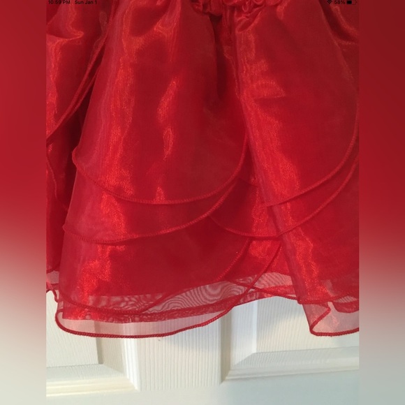 Nannette Baby Girls Sz 3/6 mo Petal tiered dress, formal, special occasion, NWT - Picture 6 of 8